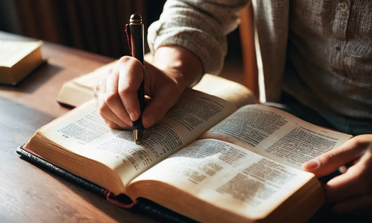 A photo capturing a person reading a Bible, surrounded by various tasks - work, family, hobbies - symbolizing their commitment to prioritize God in every aspect of life.