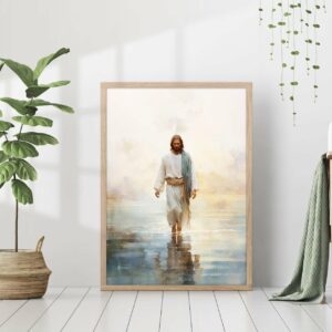 Jesus Walking on Water Canvas Art