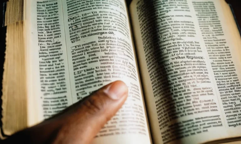What Does The Bible Say? A Detailed Look At Key Passages