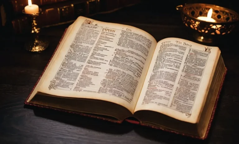 What Are The Sins In The Bible?