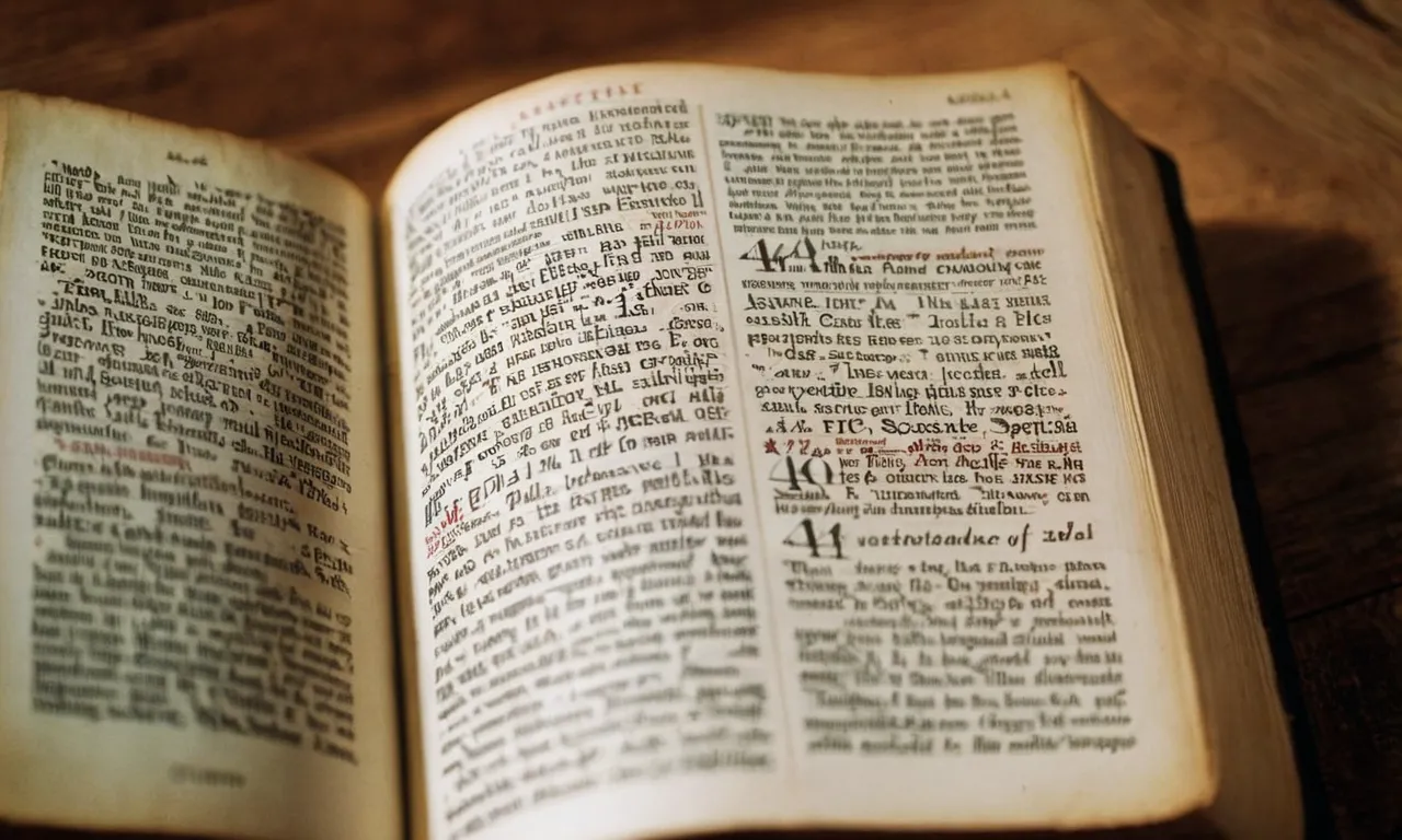 A photograph capturing an open Bible with the scripture page displaying the verse "Luke 4:44" emphasized, symbolizing the curiosity and search for spiritual significance in the biblical meaning of "444".