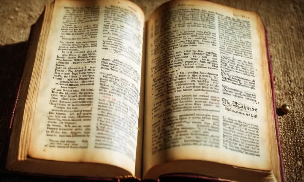 A photograph of a worn Bible, open to a page with the word "desire" highlighted, capturing the essence of seeking fulfillment and spiritual yearning amidst the sacred teachings of the Bible.