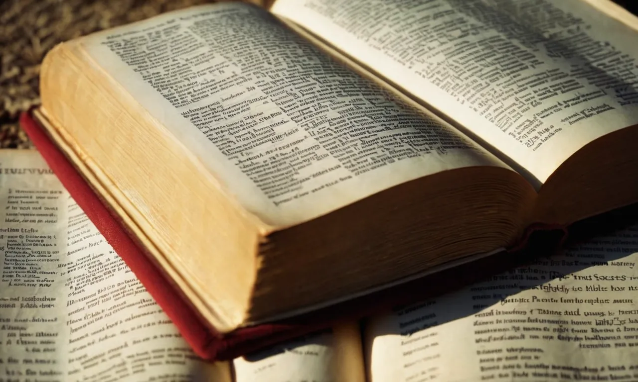 A close-up shot of an open Bible, highlighting verses on fidelity and trust, symbolizing God's disapproval of cheating, with a soft, golden light illuminating the sacred words.