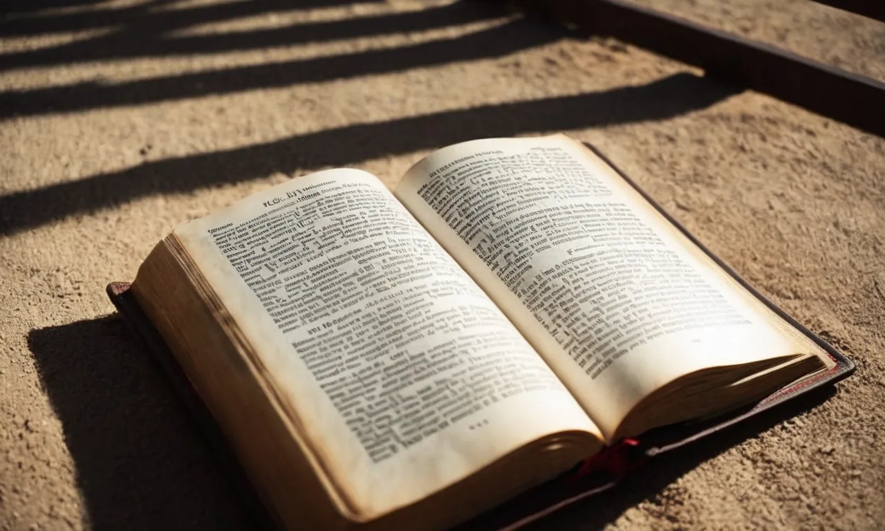 A photo capturing an open Bible, with a beam of light shining on the verse Galatians 5:1 - "It is for freedom that Christ has set us free."