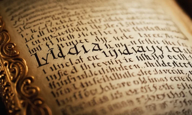 What Does The Name Lydia Mean In The Bible?
