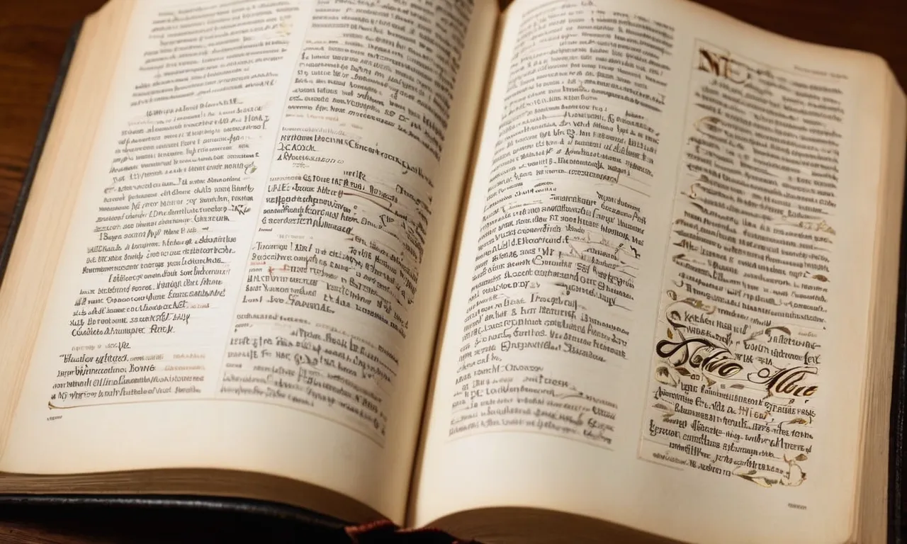 A photo of an open Bible with the name "Nicole" highlighted in vibrant calligraphy, emphasizing its significance and inviting contemplation on its biblical meaning.