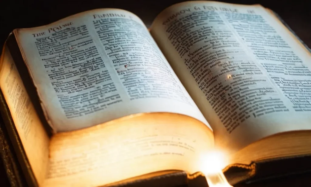 A photo of an open Bible with a beam of light shining on the word "praise," emphasizing its significance and highlighting its meaning within the biblical context.