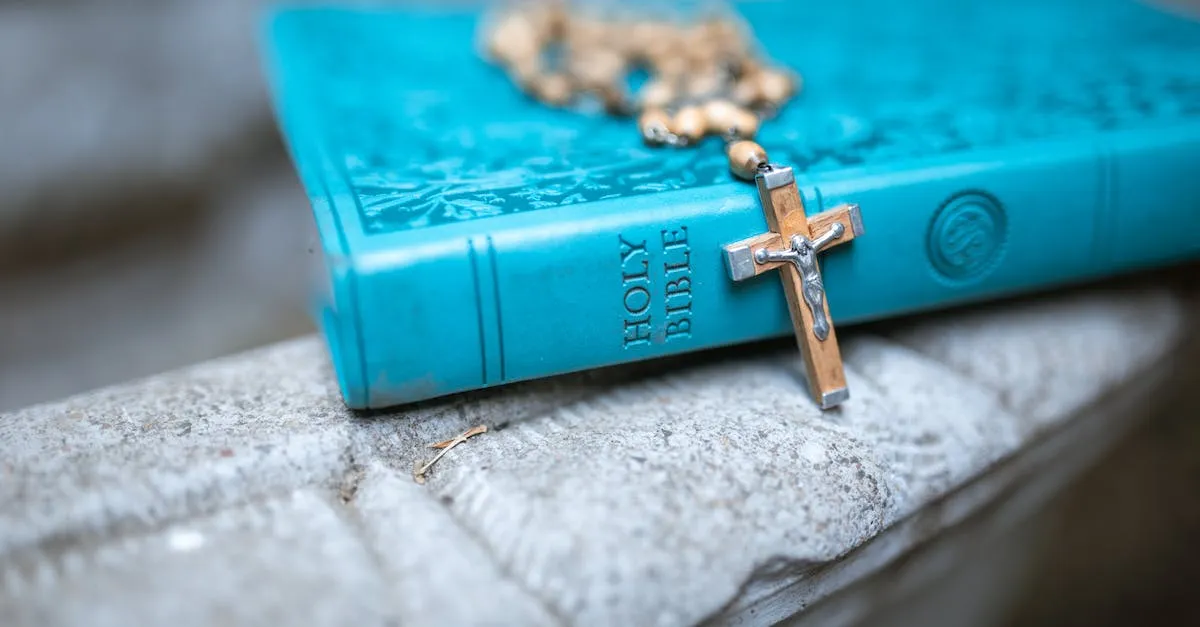 A photo capturing two individuals engrossed in a heated debate, surrounded by open Bibles and scattered pages, symbolizing the divisive nature of arguing over scripture.