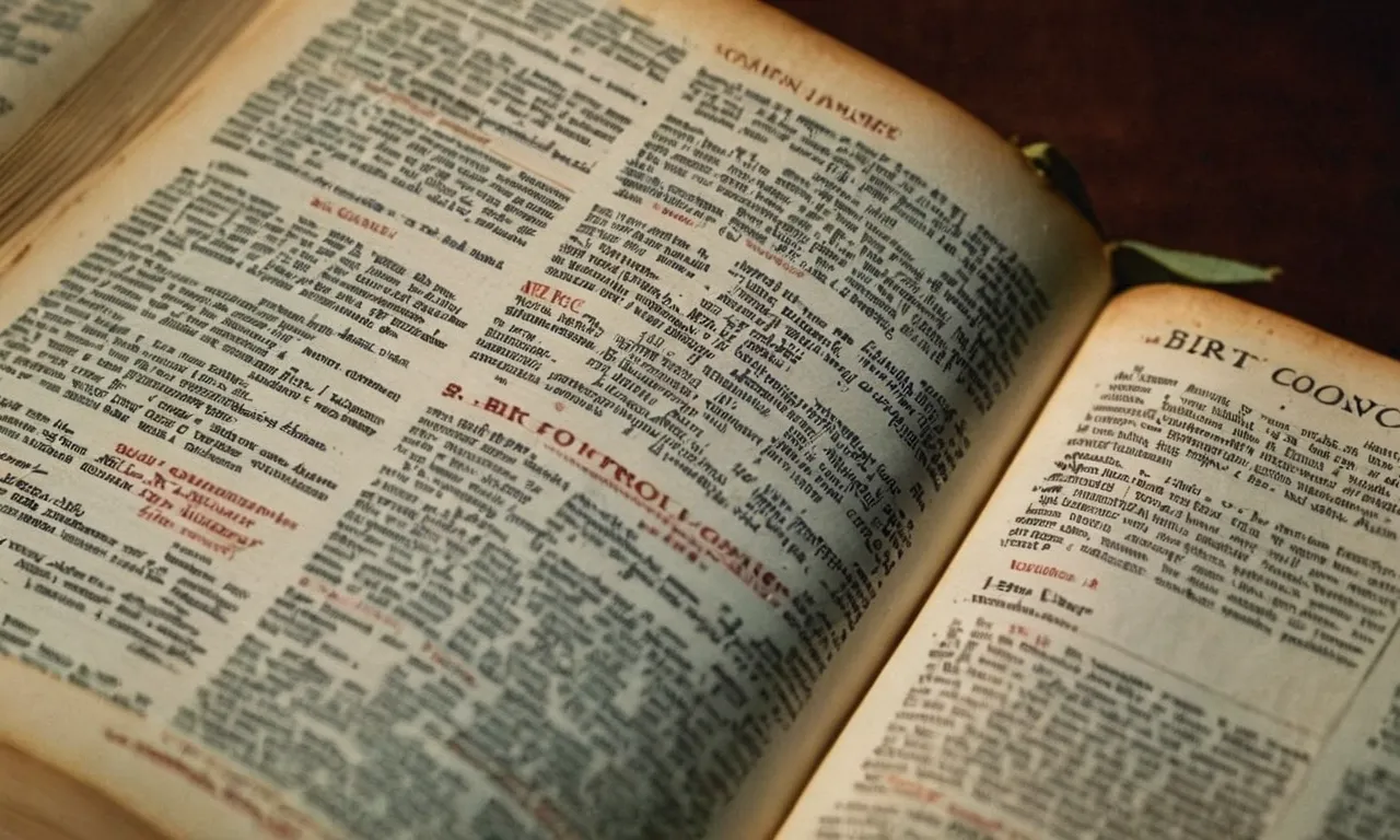 A close-up photograph of a worn, well-read King James Bible open to a page with highlighted verses on birth control, symbolizing the importance and guidance the Bible offers on the topic.