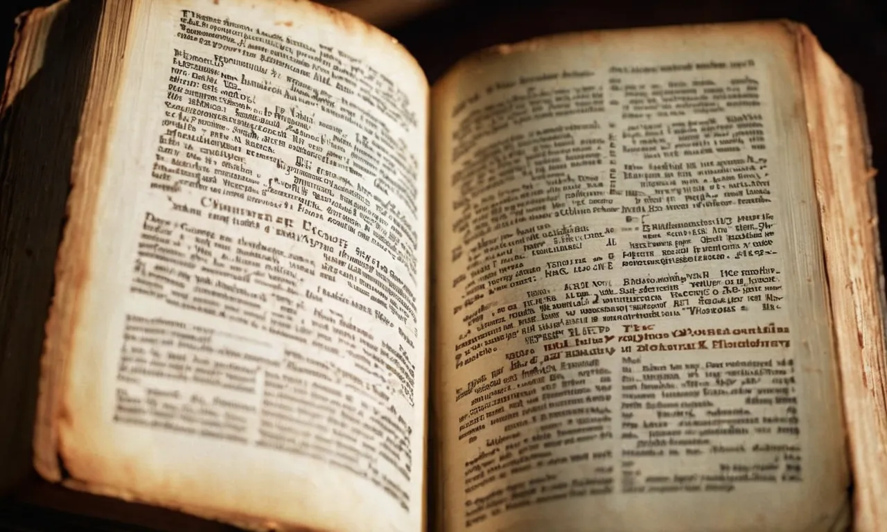 A close-up photo of a well-worn Bible, open to a highlighted passage about clarity, symbolizing the guidance and clear direction that the scriptures provide for those seeking answers and understanding.