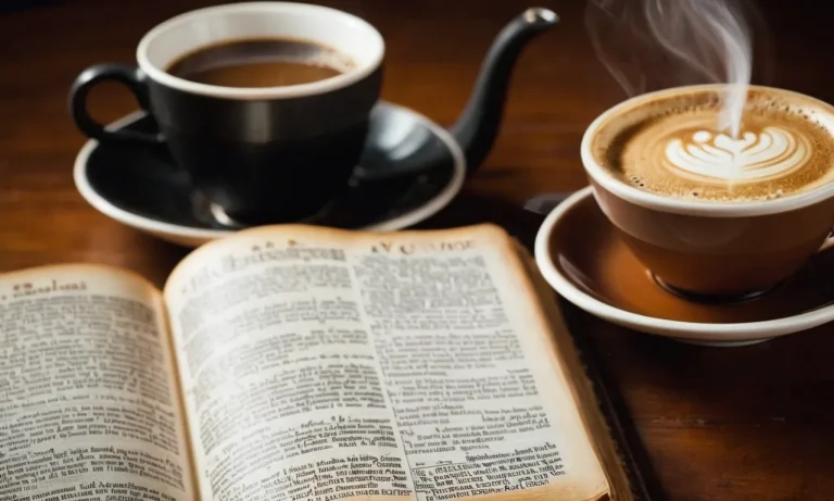 What Does The Bible Say About Coffee?