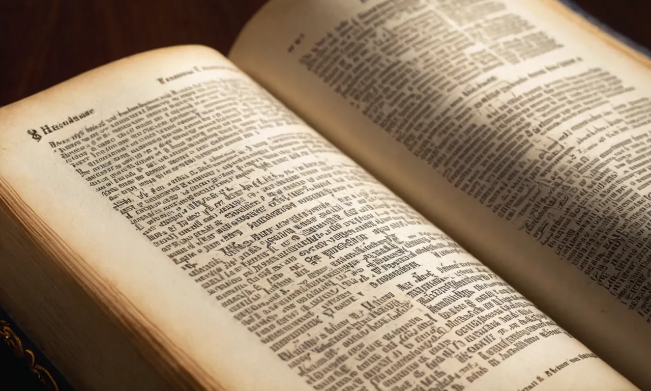 A close-up photograph of an open Bible, highlighting verses that discuss the teachings and beliefs of Freemasonry, capturing the essence of the topic.