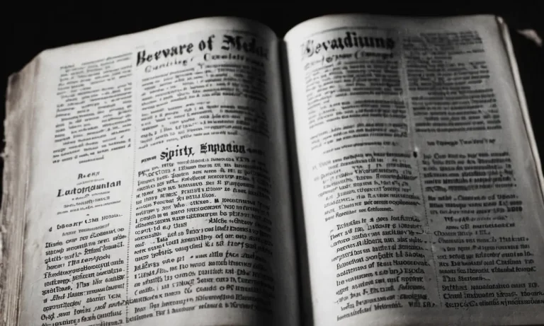 What Does The Bible Say About Mediums?
