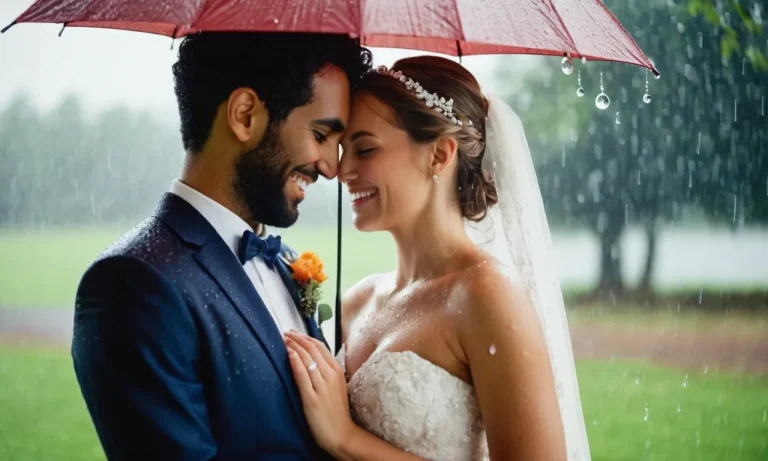 What Does The Bible Say About Rain On Your Wedding Day?