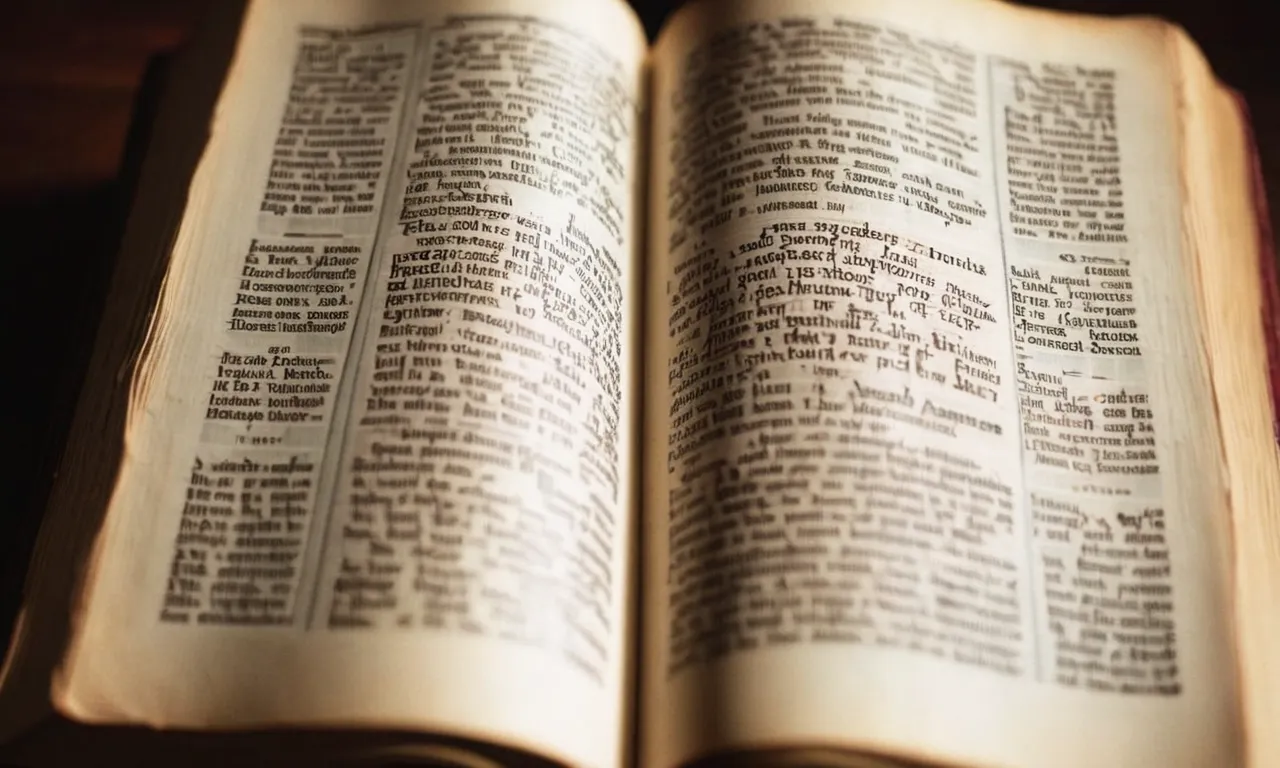 A close-up photo of an open Bible, highlighting verses on testimony, symbolizing the sacred words that guide and inspire believers to share their faith with others.