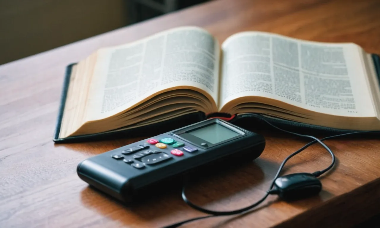 A photo of an open Bible lying on a table, surrounded by a clock, a smartphone, and a TV remote, symbolizing the distractions that lead to time wasting.