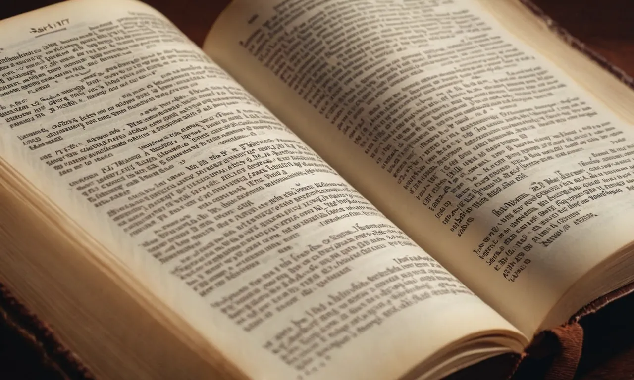 A close-up shot of an open Bible revealing the page with Psalm 117, capturing its brevity and simplicity in just two short verses.