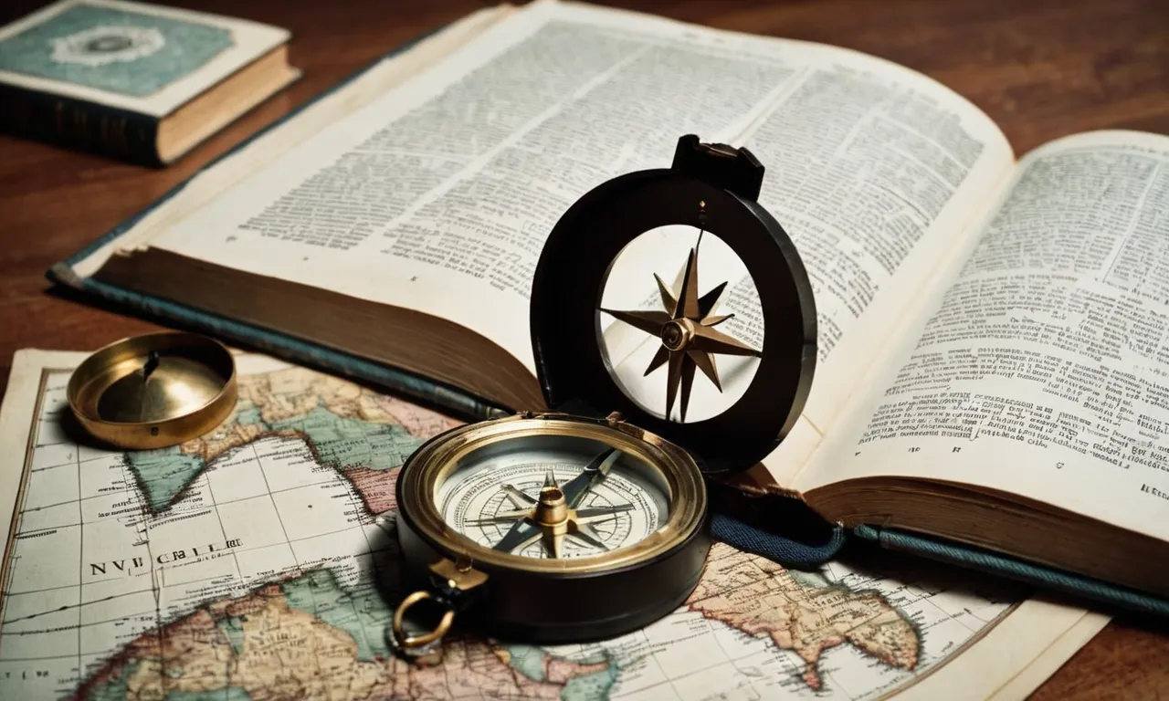 A photo of a broken compass lying on top of an open New International Version (NIV) Bible, symbolizing the confusion and lack of direction caused by perceived flaws in the new translation.