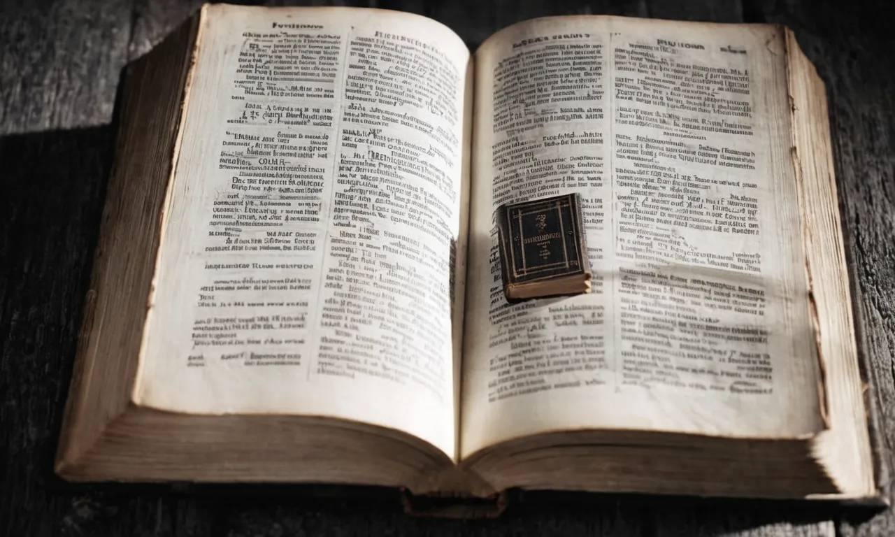 A captivating black and white portrait showcasing a weathered Bible, opened to the book of Philemon, emphasizing the mention of Archippus, symbolizing his significance and role as a faithful servant.