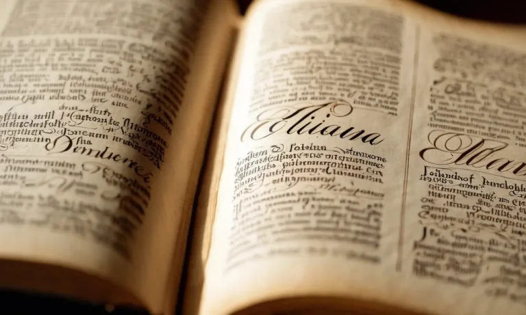 Who Is Eliana In The Bible? A Detailed Look At This Minor Biblical Figure