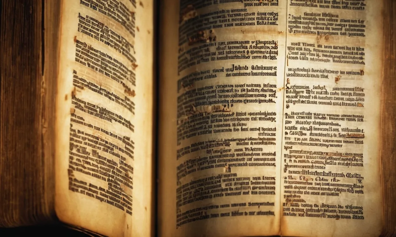 A close-up photo capturing the aged pages of a worn Bible, highlighting the books of 1, 2, and 3 John, symbolizing the sacred text written by an unknown author.
