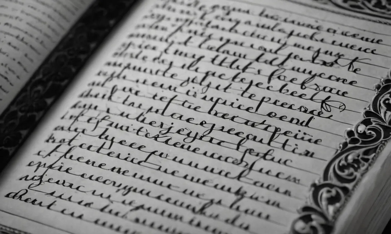 A black and white close-up photograph of a worn-out journal page, displaying the heartfelt words "Give me Jesus" written in elegant cursive script, capturing the essence of devotion and spiritual longing.