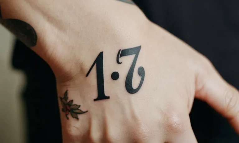 17 Tattoo Meaning: Unveiling The Symbolism Behind This Enigmatic Number