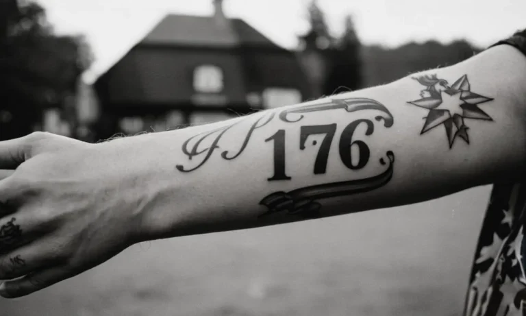 1776 Tattoo Meaning: Exploring The Significance Behind This Iconic Number