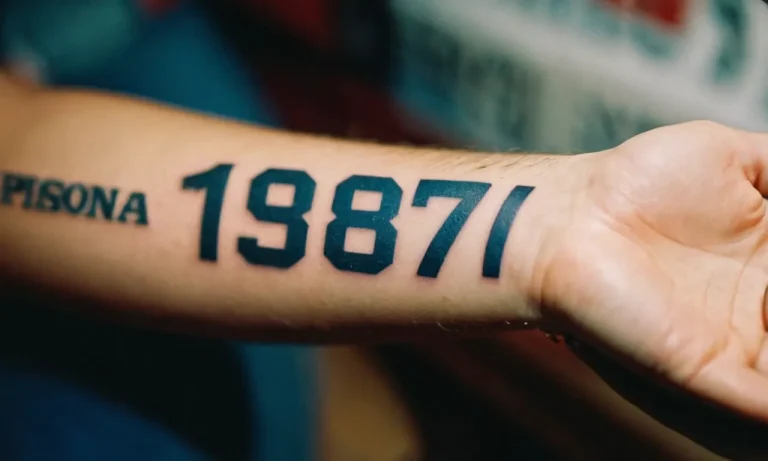 1987 Tattoo Meaning: Unveiling The Symbolism Behind This Enigmatic Number