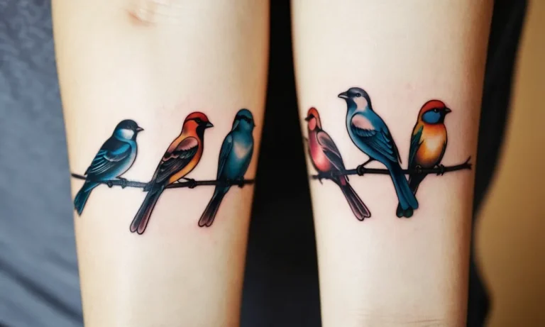 4 Birds Tattoo Meaning: Exploring The Symbolism And Significance