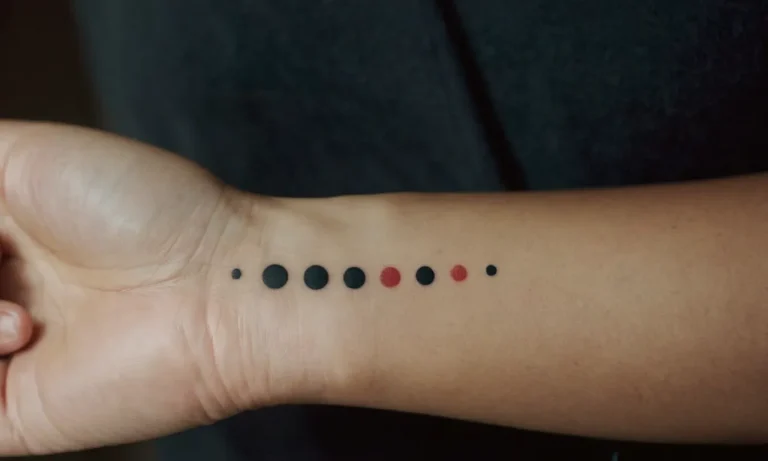 5 Dot Tattoo Meaning: Unveiling The Symbolism Behind This Enigmatic Design