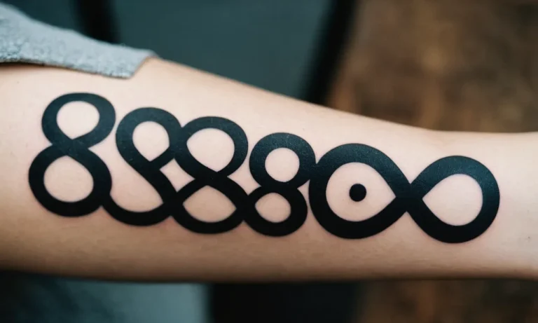 8 Tattoo Meaning: Unveiling The Profound Symbolism Behind This Enigmatic Number