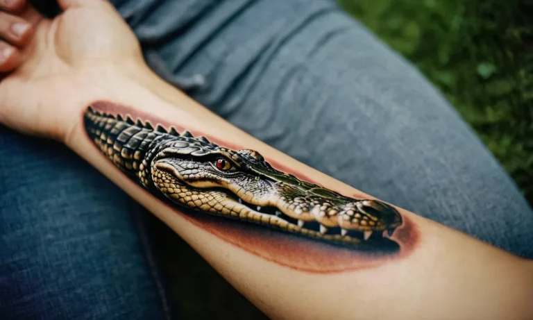 Alligator Tattoo Meaning: Exploring The Symbolism And Significance