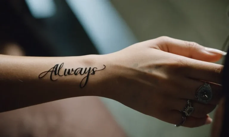 The Profound Meaning Behind The ‘Always’ Tattoo