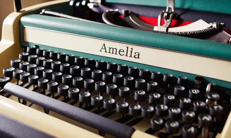 Amelia Name Meaning: Exploring The Origins And Significance