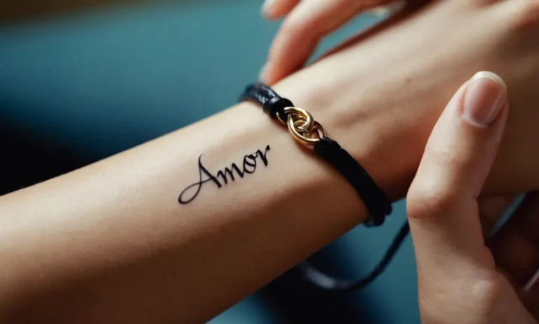 Amor Tattoo Meaning: Unveiling The Profound Symbolism Behind This Timeless Design