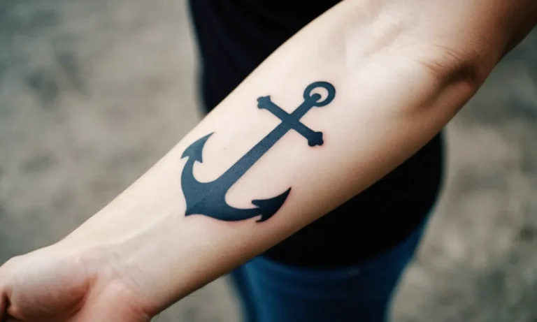 Anchor Cross Tattoo Meaning: Exploring The Symbolism Behind This Powerful Design