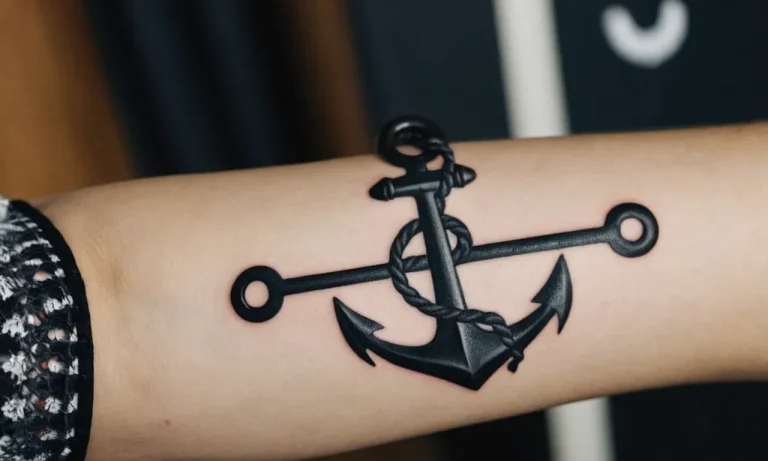 Anchor Tattoo Meaning: Exploring The Symbolism Behind This Nautical Design