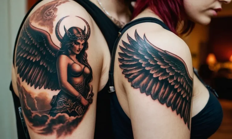Angel And Devil Tattoo Meaning: Exploring The Symbolism Behind This Iconic Design