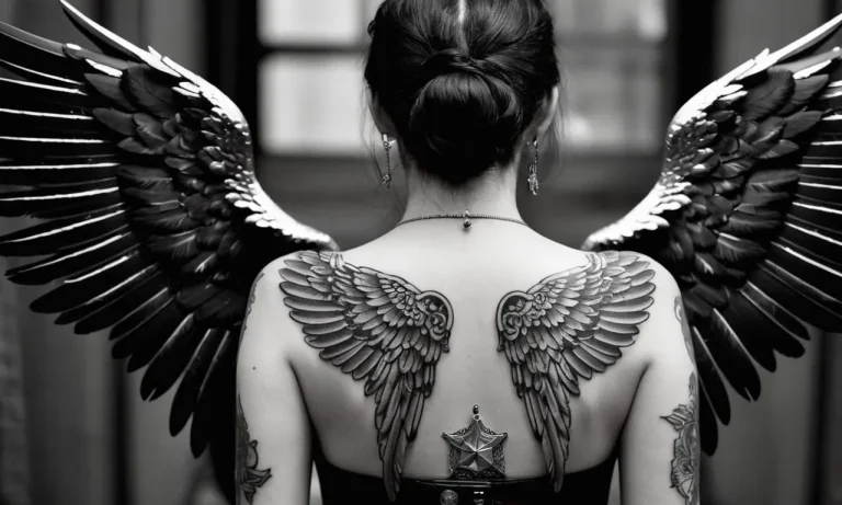 Angel With Ak-47 Tattoo Meaning: Exploring The Symbolism Behind This Powerful Design