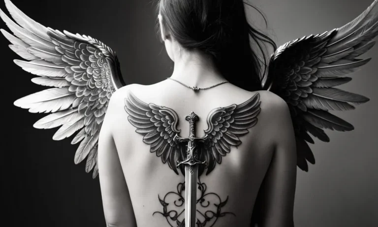 Angel With Sword Tattoo Meaning: Unveiling The Symbolism Behind This Powerful Design