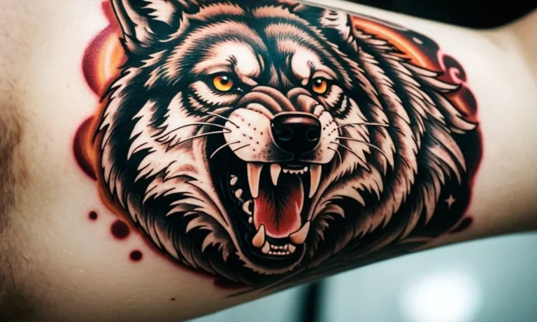 Angry Wolf Tattoo Meaning: Exploring The Symbolism And Significance