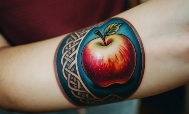 Apple Tattoo Meaning: Exploring The Symbolism Behind This Fruity Ink