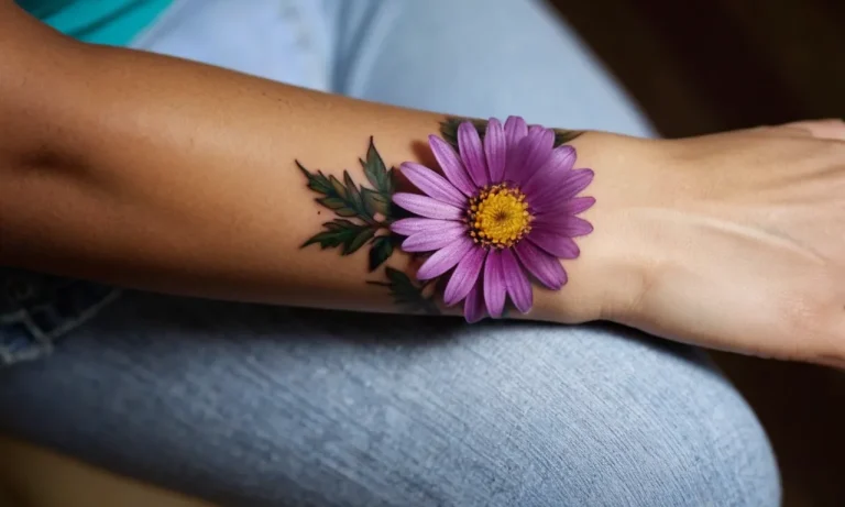 Aster Flower Tattoo Meaning: A Comprehensive Guide
