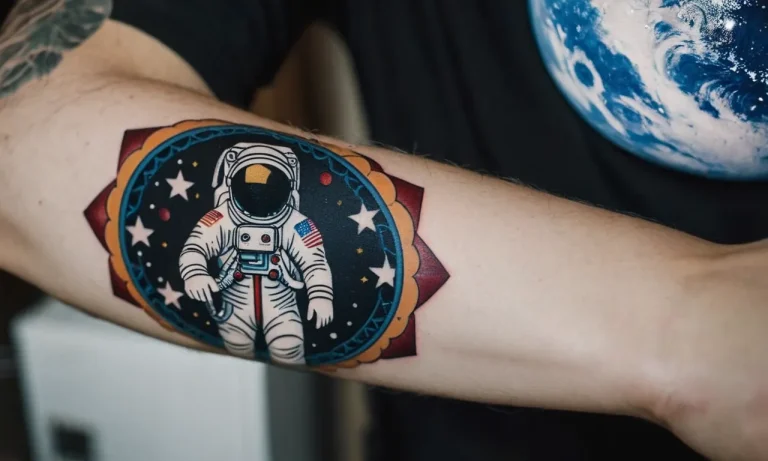 Astronaut Tattoo Meaning: Exploring The Symbolism Behind This Cosmic Ink