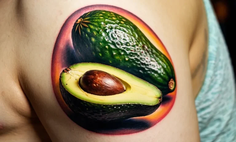 Avocado Tattoo Meaning: Exploring The Symbolism Behind This Unique Design