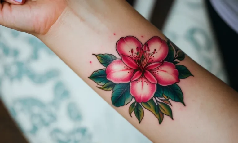 Azalea Tattoo Meaning: Exploring The Symbolism Behind This Vibrant Floral Design