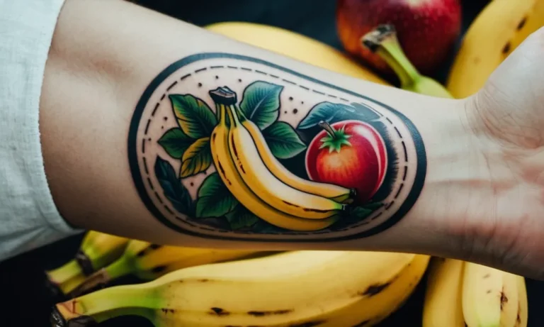 Banana Tattoo Meaning: Exploring The Symbolism Behind This Quirky Design