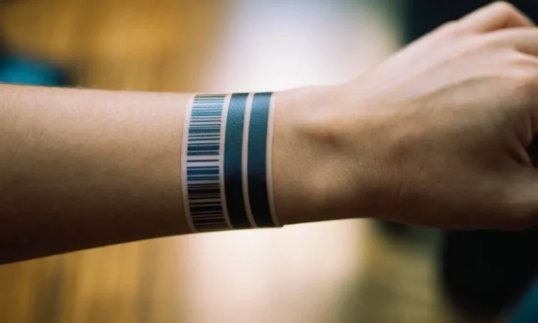 Barcode Tattoo Meaning: Exploring The Symbolism And Significance