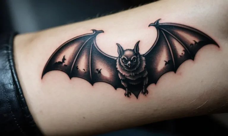 Unveiling The Symbolic Meaning Of Bat Tattoos